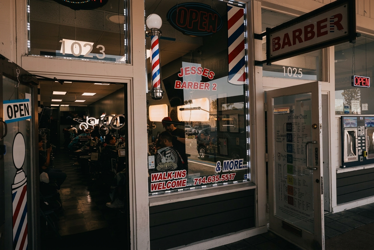 Jesse's Barbershop #2 interior