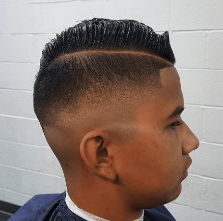 Textured pomp with hard part
